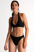 Shan Charlie Brazilian Bikini Bottom With Frayed Details